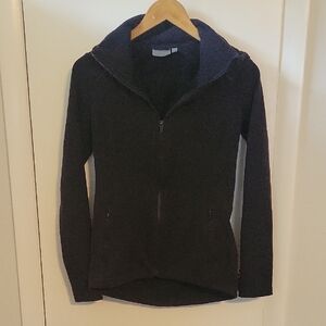 Athleta Black Zip-Up Jacket
